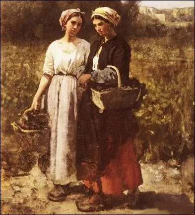 Qui  peint   Vendanges au Chteau Lagrange   ?