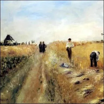 Le tableau   Les moissonneurs   est une oeuvre de ... .