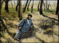 Qui a peint  Le Pre Magloire allong dans un bois  ?