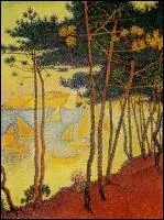 Qui a peint  Le bois de pins  ?