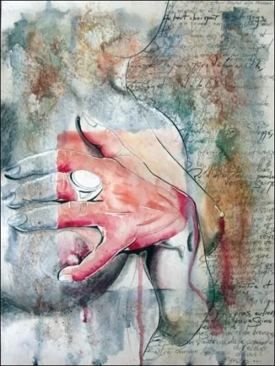 - de tes seins reposant sur la fbrile (... ) de mes mains.