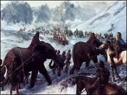 Quel g�n�ral carthaginois a travers� les Pyr�n�es et les Alpes avec une arm�e comprenant des �l�phants en 218 av JC ?
