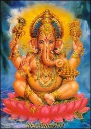 Quel dieu hindou  tte d'lphant est le dieu du savoir et de l'intelligence ?