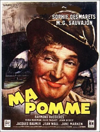 Quel grand acteur et chanteur interpr�tait   Ma pomme  , un vagabond h�ritant d'une fortune consid�rable dans ce film r�alis� par Marc-Gilbert Sauvageon en 1950 ?