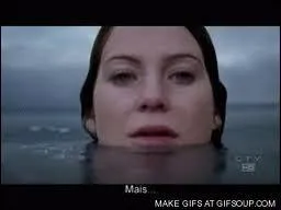 Dans la saison 03, qui Meredith rencontre-t-elle lors de son voyage dans l'au-del ?