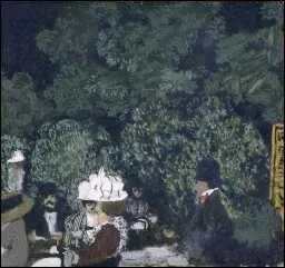 Qui a peint  Caf au bois de Boulogne  ?