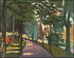 Qui a peint  Le chemin dans le bois de Boulogne  ?