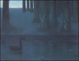 Quel peintre symboliste belge est l'auteur de la toile  Au bois de Boulogne, l'hiver  ?