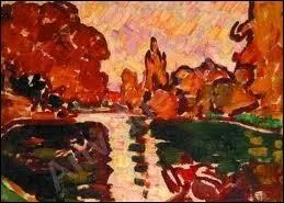 Qui a peint  Le lac du bois de Boulogne  ?