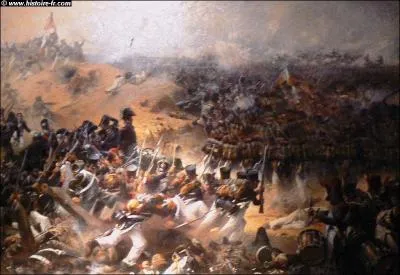 Cette bataille, qui a eu lieu en 1812, aussi appele Borodino, est illustre par cette peinture de Julien Le Blant. Quelle est-elle ?