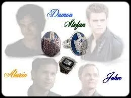 Qui a donn  Katherine, Pearl, Anna, Damon et Stefan les chevalires qui leur permettent de marcher au soleil ?