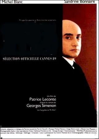 Film franais ralis par Patrice Leconte en 1989 avec Michel Blanc, Sandrine Bonnaire ... .