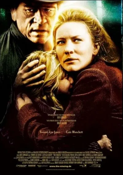 Western amricain ralis par Ron Howard en 2003 avec Tommy Lee Jones, Cate Blanchett, Evan Rachel Wood, Jenna Boyd ... .