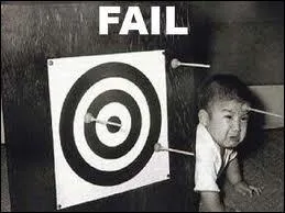 Jeu d'adresse qui consiste  viser en plusieurs jets des endroits prcis sur une cible...