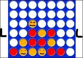Il faut aligner 4 jetons sur un axe horizontal, vertical ou diagonal pour gagner son duel...