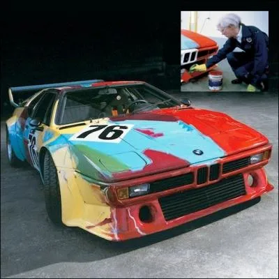 Quel artiste , un des innovateurs du   Pop Art   est l'auteur de cette peinture roulante qui terminera  la 6me place des 24 Heures du Mans en 1979 ?