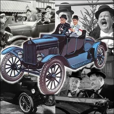 Ce modle Ford, immortalis au cinma par Laurel et Hardy, fut le premier vhicule assembl sur une chane de montage  Dtroit en 1908 ... .