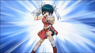 Il y a aussi ce personnage chinois de Beyblade, qui utilise un aquario et a particip au championnat du monde avec son quipe. Qui est-elle ?
