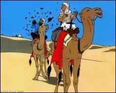 Dans quel album Tintin et le capitaine Haddock traversent-ils le désert en dromadaire ?