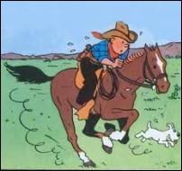 Dans quel album Tintin galope-t-il à cheval ?