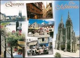 Je vous envoie une carte postale de Quimper, o� les habitants portent le gentil� ...