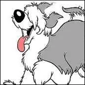 Quel est le nom du chien qui dcouvre Ariel sur la plage dans  La petite sirne   ?