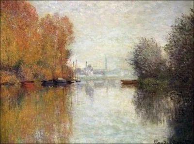 Automne sur la Seine  Argenteuil, 1873