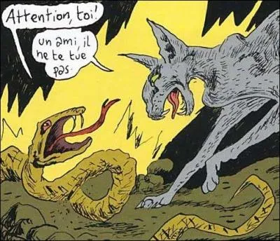 Quels verbes s'appliquent aux mouvements du serpent se dplaant vers sa proie ?