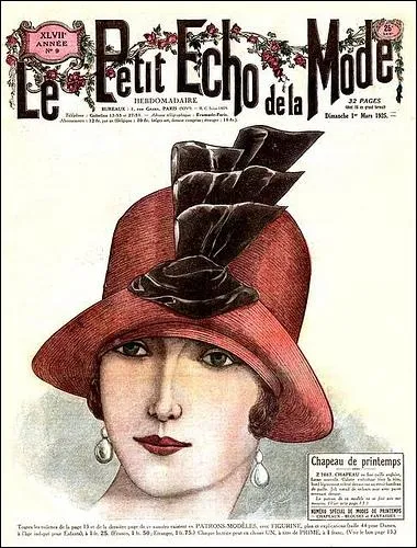 Durant quelle priode fut port ce chapeau sur une coupe de cheveux  la garonne ?