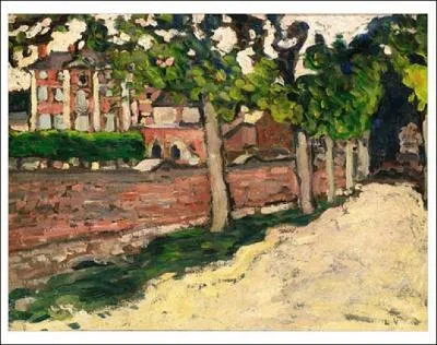 Qui a peint  Le boulevard au mur rose  ?