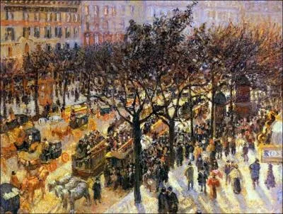 Qui a peint  Boulevard des Italiens, aprs-midi  ?