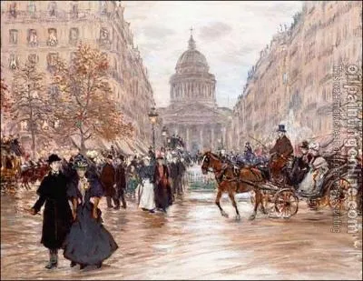 Qui a peint  Boulevard St Michel  ?