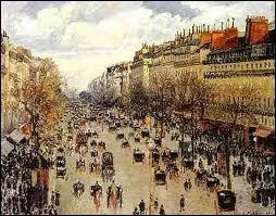 Qui a peint  Boulevard Montmartre  ?