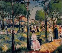 Qui a peint  Sur le boulevard  ?