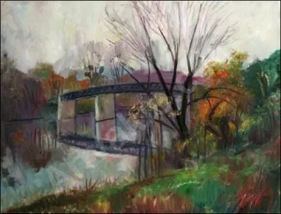 Qui a peint  La passerelle de Chatou  l'automne  ?