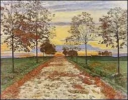 Qui a peint  Soir d'automne  ?