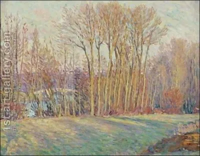 Qui a peint  Peupliers en automne prs de Chalifert  ?