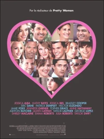 Une comdie romantique amricaine ralise par Garry Marshall en 2010 avec Jessica Alba, Patrick Dempsey, Kathy Bates, Bradley Cooper ... .