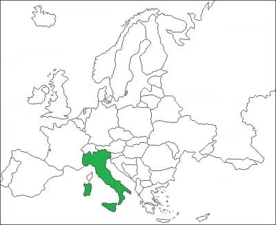 Comment s'appelle le pays color en vert ?