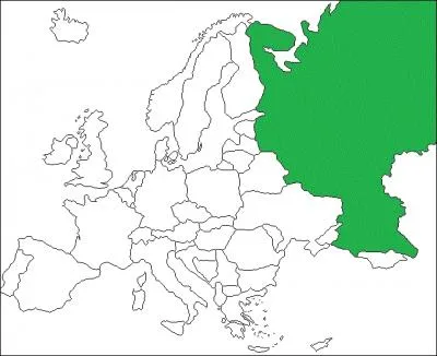 Comment s'appelle le pays color en vert ?