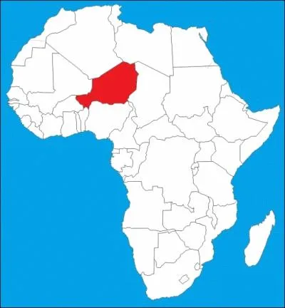 Quel nom porte le pays en rouge sur la carte ?