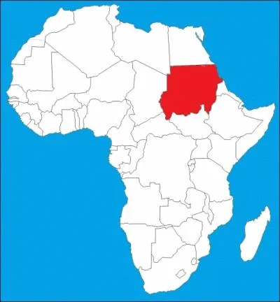 Quel nom porte le pays en rouge sur la carte ?