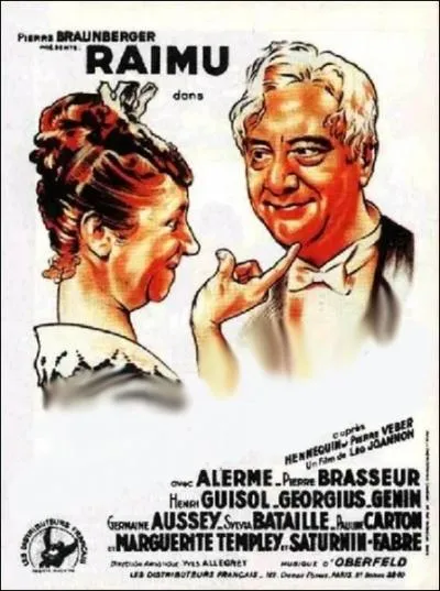 Dans un film ralis en 1937 par Lo Joannon, il endosse la tenue d'un professeur de laboratoire, dont un de ses collgue timide, est amoureux de sa fille ... .