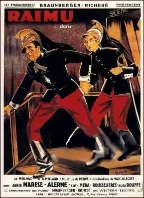 Il est Clestin, l'organiste d'un couvent dans ce film de Marc Allgret de 1931 ... .