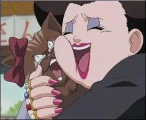 Comment s'appelle cette dame, dont le chat s'enfuit constamment ?