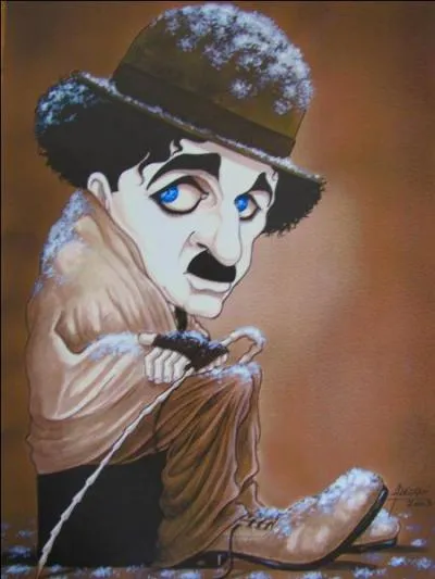 IL a déjà mangé sa chaussure, et il a toujours un bâton.Qui est sur cette caricature?