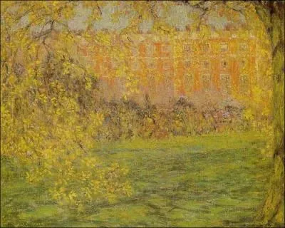 Qui a peint  Automne, Hampton Court  ?
