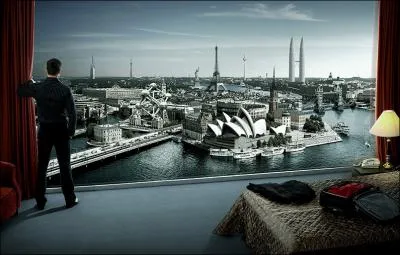 Au tout premier plan de cette photo, vous pouvez aisment reconnatre un clbre opra australien. Dans quelle ville peut-on l'admirer ?