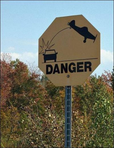 Il faut faire trs attention  quel danger ?