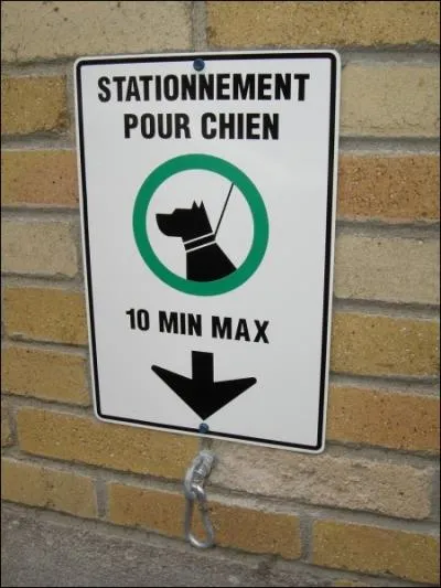 D'aprs ce panneau, vous pouvez ...